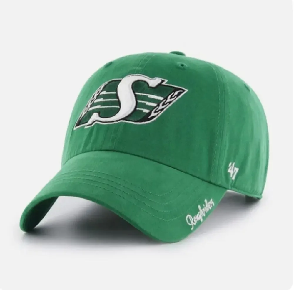 NWT Saskatchewan Roughriders '47 franchise fitted S green cap the rider store